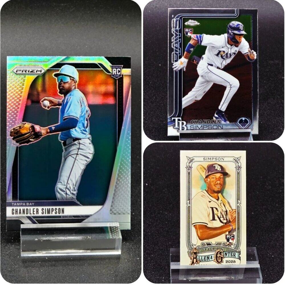 Chandler Simpson Insert RC's Tampa Bay Rays Top Prospect